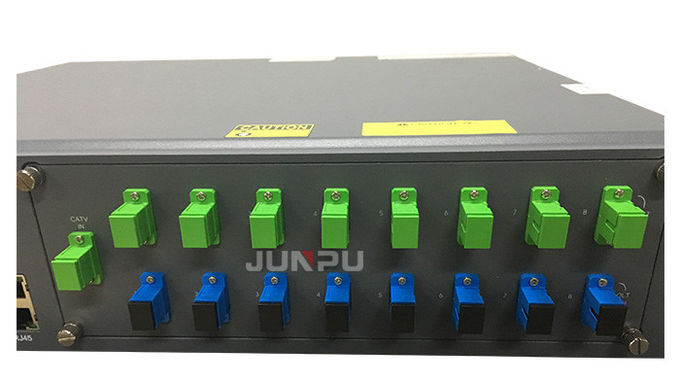 Kabelfernsehen Junpu 1550 8 trägt Verdrahtungshandbuchs Edfa Netz des Faser-Optikverstärker-22dbm Gpon 3