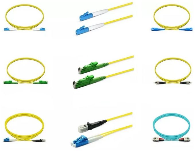 Einmodenfaser-Optik- Verbindungskabel-Sc-Sc, Faser Optik-Jumper Yellow Color, LWL - Kabel im Freien 4