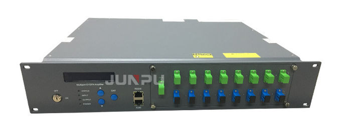 Kabelfernsehen Junpu 1550 8 trägt Verdrahtungshandbuchs Edfa Netz des Faser-Optikverstärker-22dbm Gpon 1