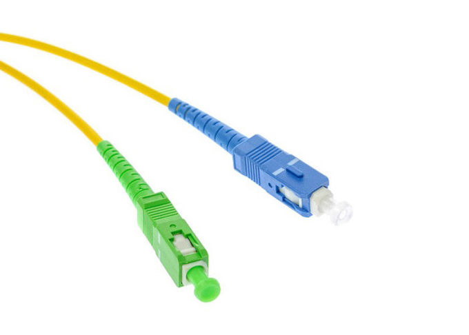LC - LC-Faser-Optikflecken-Kabel, optisches PVC Verbindungskabel FTTH/LSZH 2