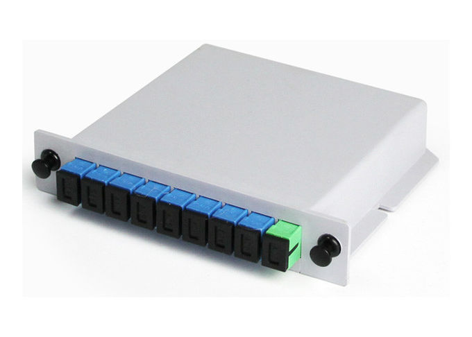FTTH-Kassetten-Faser-Optikteiler, optisches Verbindungsstück Sc UPC Teiler PLC 1x8 2