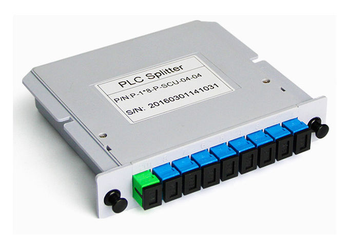 Faser-Optikteiler Plc-1x8 mit Adapter Singlmode Sc APC 0