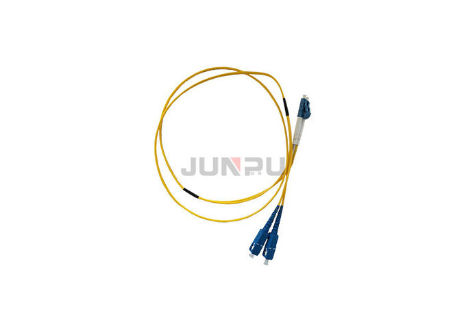 Sc LC-Duplex-Faser-zum Optikverbindungskabel-Monomode- für kundenspezifische Länge 0