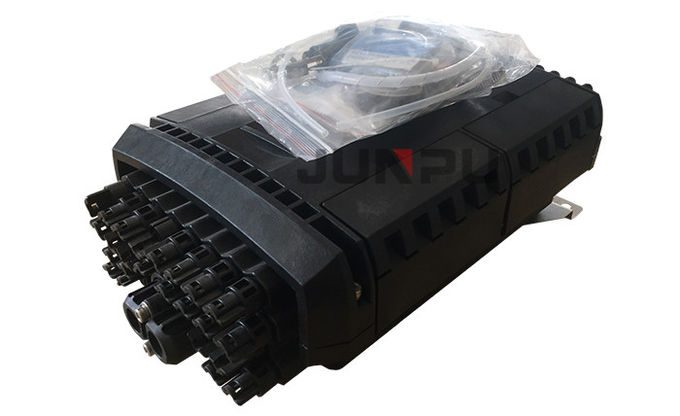 Der Glasfaser-Kabel-Gelenk-Schließung der hohen Qualität schwarzes volles IP68 ausgerüstet 0