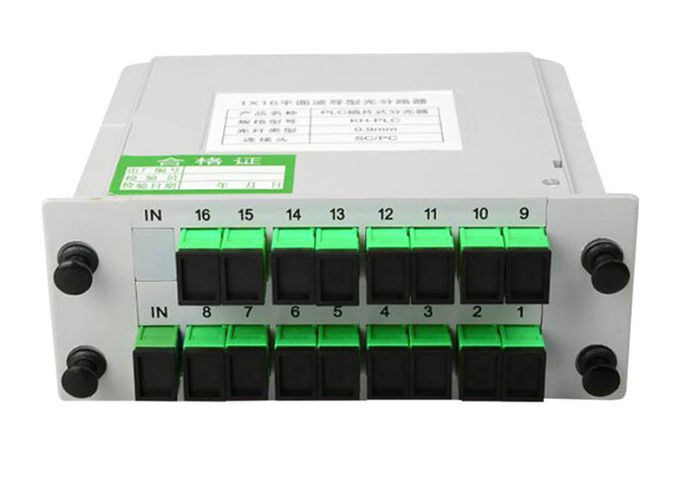 Teiler-Kasten Sc APC 1x16 für Lichtwellenleiter, Kassette Plc-Faser-Optikteiler 0