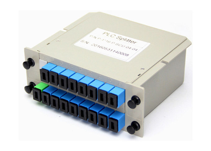 Sc APC Kassetten-Monomode- des Plc-Faser-Optikteiler-1X16 1