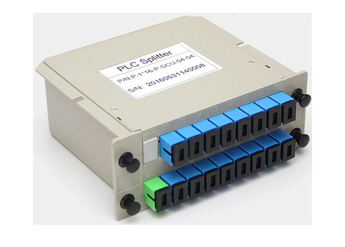 Sc APC Kassetten-Monomode- des Plc-Faser-Optikteiler-1X16 0