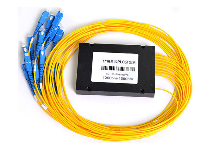 Faser Optik-PLC-Teiler-Kabel 1x16 für CATV mit Adapter Sc APC 2