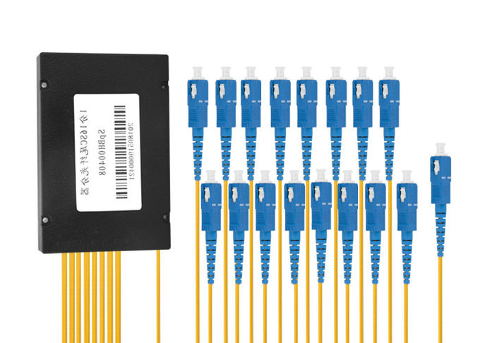 Faser Optik-PLC-Teiler-Kabel 1x16 für CATV mit Adapter Sc APC 1