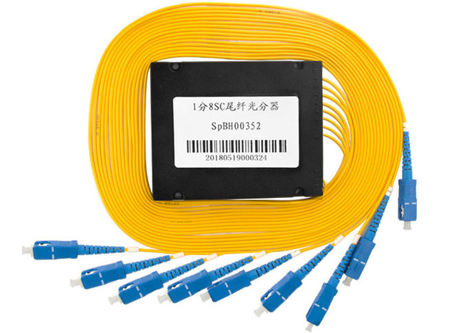 Fabrikpreis 1x8 Sc-Art Faser-Optikteiler-Kabel für FTTH 1M 0