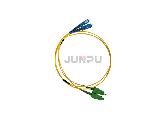 Sc-Faser-Optikflecken-Kabel Sc-APC, Faseroptikverbindungskabel supplier/LSZH 1