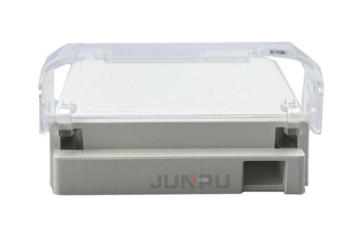 Transparente Staubkappe Ftth-Faser-Optikbeendigungs-Kasten PC-ABS weiße Farbe 3