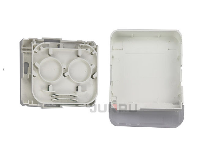 1 2 4 Faser-Optikzugangs-Anschlusskasten-Beendigung Kern-Transceiverkabel-Mini Wall Outlet Face Plates FTTH mit Sc-Adapter Pigta 1